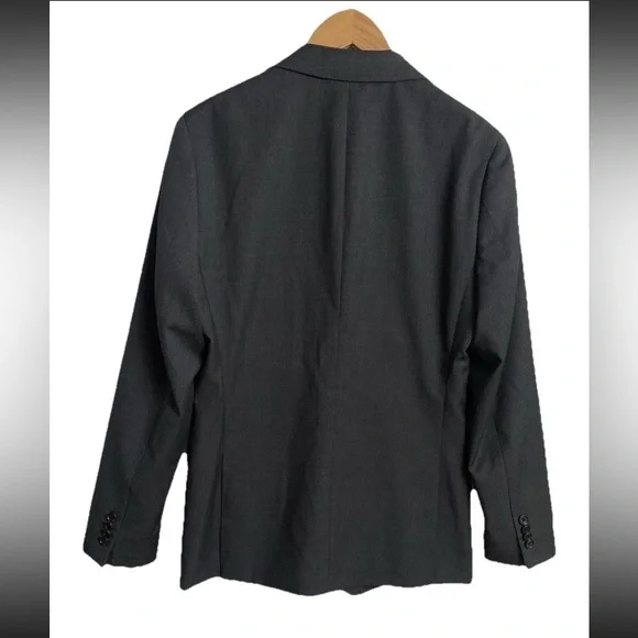 BONOBOS / Blazer / Sport Coat / 38r / Gray Wool Blend/ Tailored Fit / Worn Once